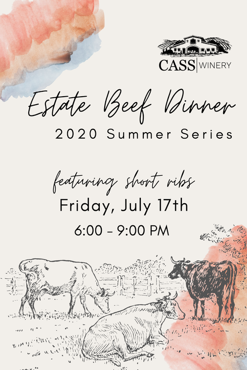 2020 Estate Beef Dinner Series: Short Ribs